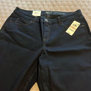 Style & Co Rinse Wash Curvy Skinny Leg Jeans NWT